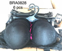 BRA0828--COVERTIBLE PUSH-BLACK(6 PCS IN A PACKAGE)