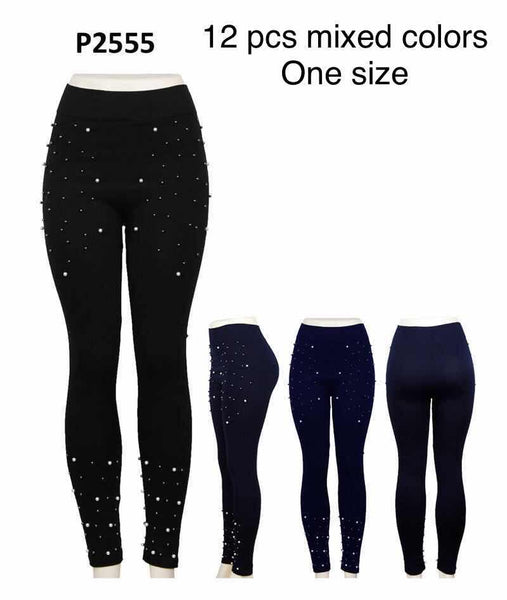 P2555-LEGGING(12 PCS, MIXED COLOR)