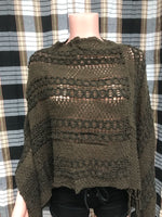 PJ78-WINTER PANCHO-BROWN(3 PCS IN A PACKAGE)