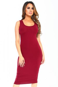 DRS003-BUG-Scoop Neckline Bodycon(6 PCS IN A PACKAGE)