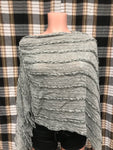 PJ77-WINTER PANCHO-GRAY(3 PCS IN A PACKAGE)