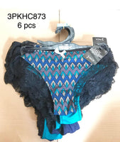 3PKHC873--GEO MICRO LACE-DARK INDIGO