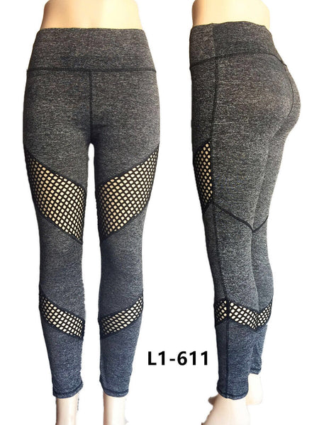 L1-611-MESH PANEL YOGA PANT