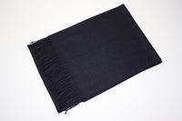 19-02-SOLID CASHMERE FEEL(NAVY)(12 PCS IN A PACKAGE)