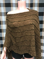 PJ77-WINTER PANCHO-BROWN(3 PCS IN A PACKAGE)