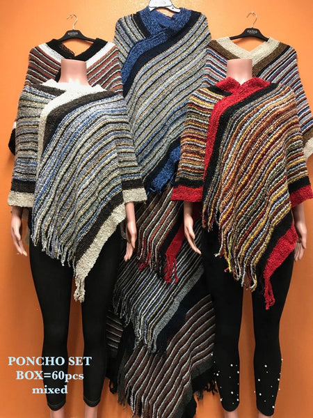 PONCHO SET(60 PCS  IN A BOX)-BOX