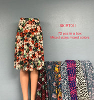 SKIRT01I-EMILY STACY PRINTED MAXI SKIRT(72 PCS IN A BOX)-BOX