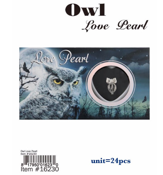 16230-LOVE PEARL OWL(24 PCS IN A BOX)-BOX