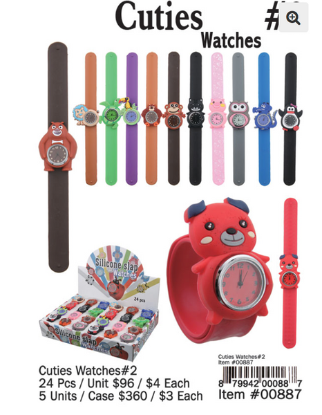 00887-SLAP WATCHES(24 PCS IN A UNIT)-BOX