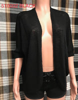 510002-BLACK CARDIGAN