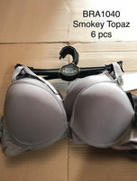 BRA1040--MICROFIBER DEEP-SMOKEY TOPAZ(6 PCS IN A PACKAGE)