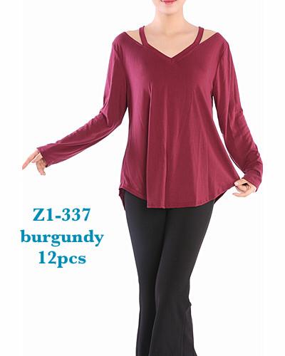 Z1-337 BURGUNDY(12 PCS IN A PACKAGE)