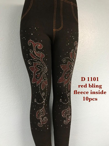 D 1101 RED BLING(10 PCS  IN A PACKAGE)